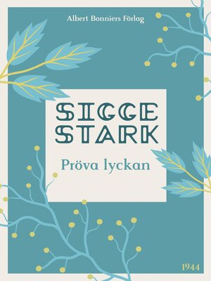 cover image of Pröva lyckan